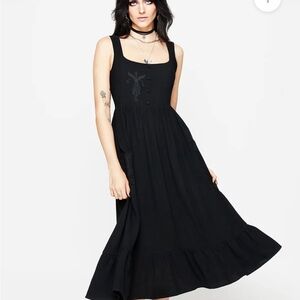 Disturbia Mandrake Embroidered Midi dress